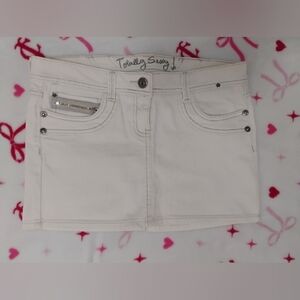 Cream Mini Skirt Tally Weijl